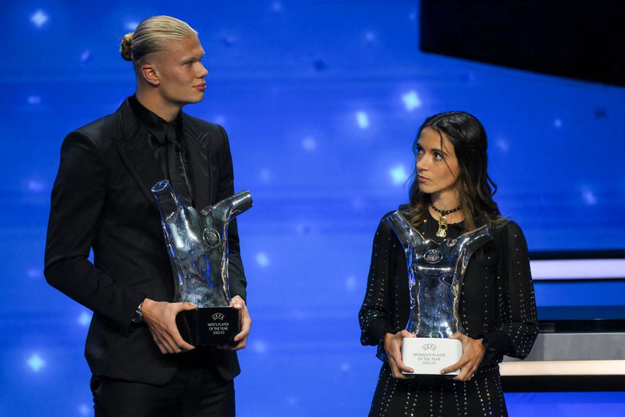 Erling Haaland y Aitana Bonmatí triunfan en los premios de la UEFA