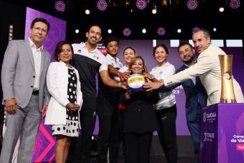 Tlaxcala alberga con éxito Sorteo del Campeonato Mundial de Voleibol de Playa 2023