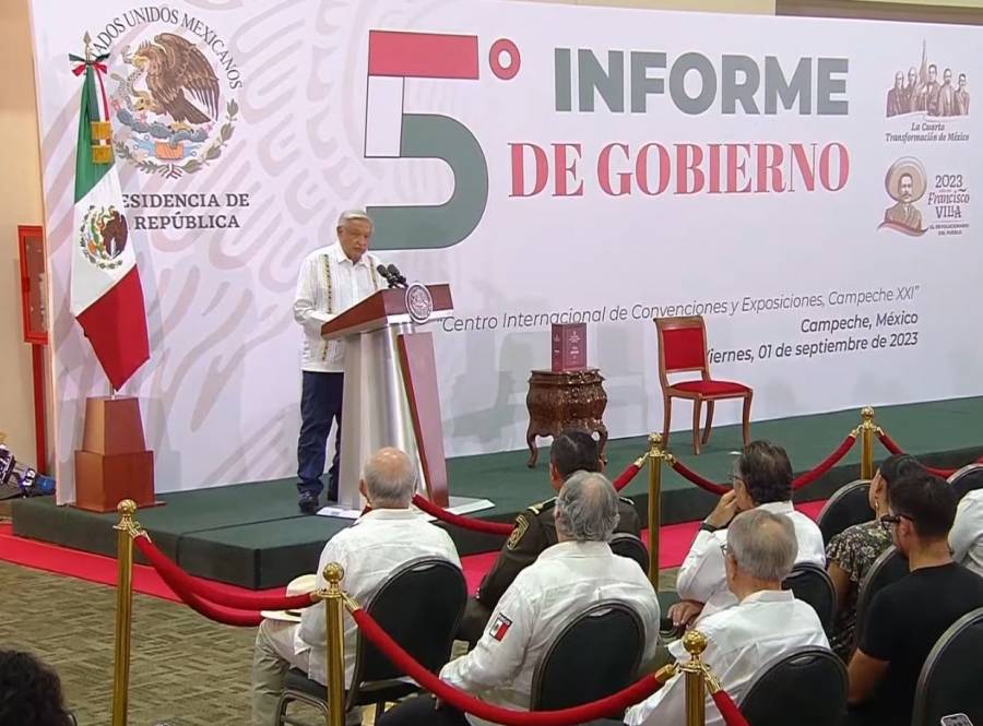 AMLO decidió dar su informe en Campeche porque contribuyó mucho al presupuesto de México