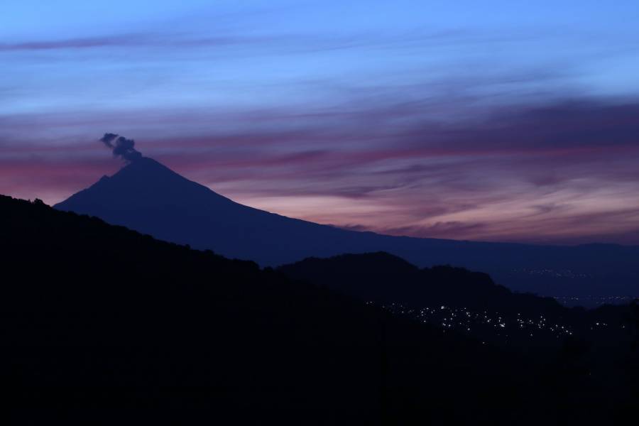 Alerta en la Ciudad de México por actividad del volcán Popocatépetl
