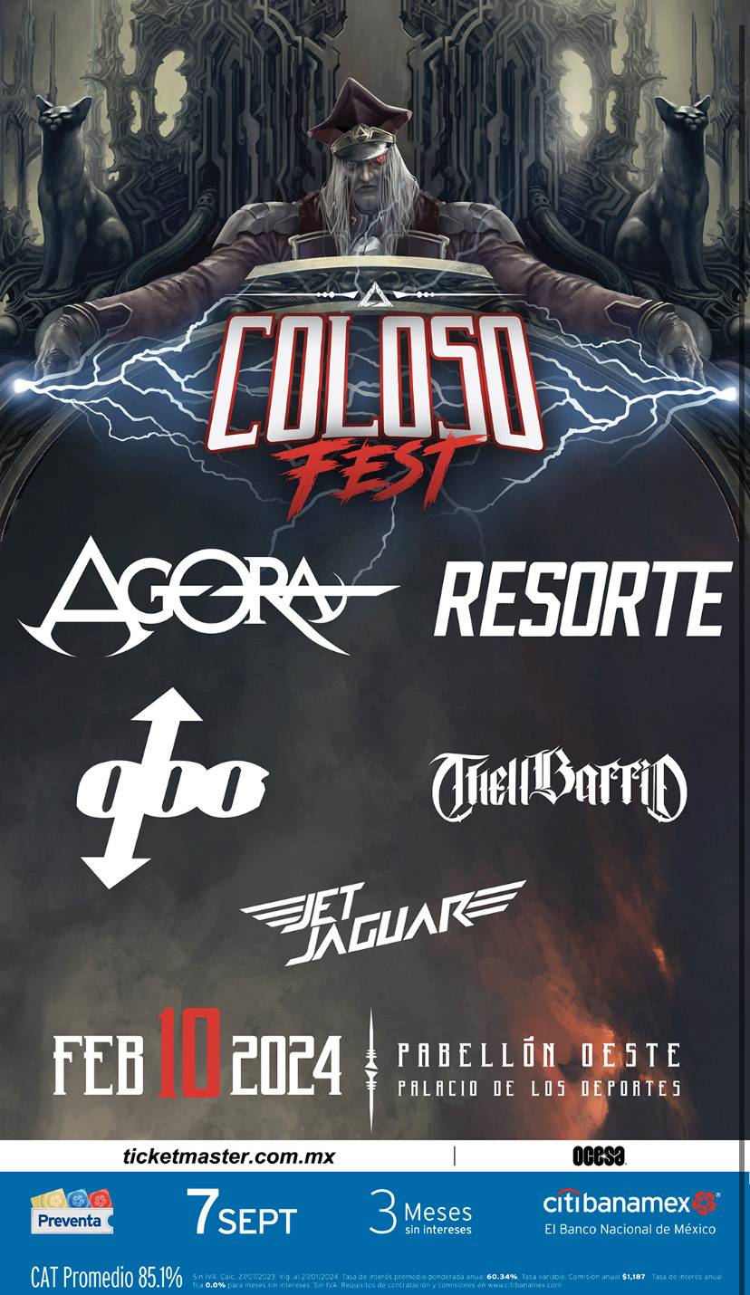 Coloso Fest, el primer evento de metal/rock de únicamente bandas latinas