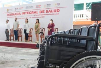 Acerca Gobierno de Veracruz promoción de la salud a población de Rinconada