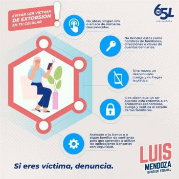 Condusef y Policía Cibernética deben prevenir extorsión y fraude contra adultos mayores: Diputado Luis Mendoza
