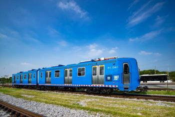 México y China estrechan lazos con la llegada de nuevos trenes para el Tren Ligero