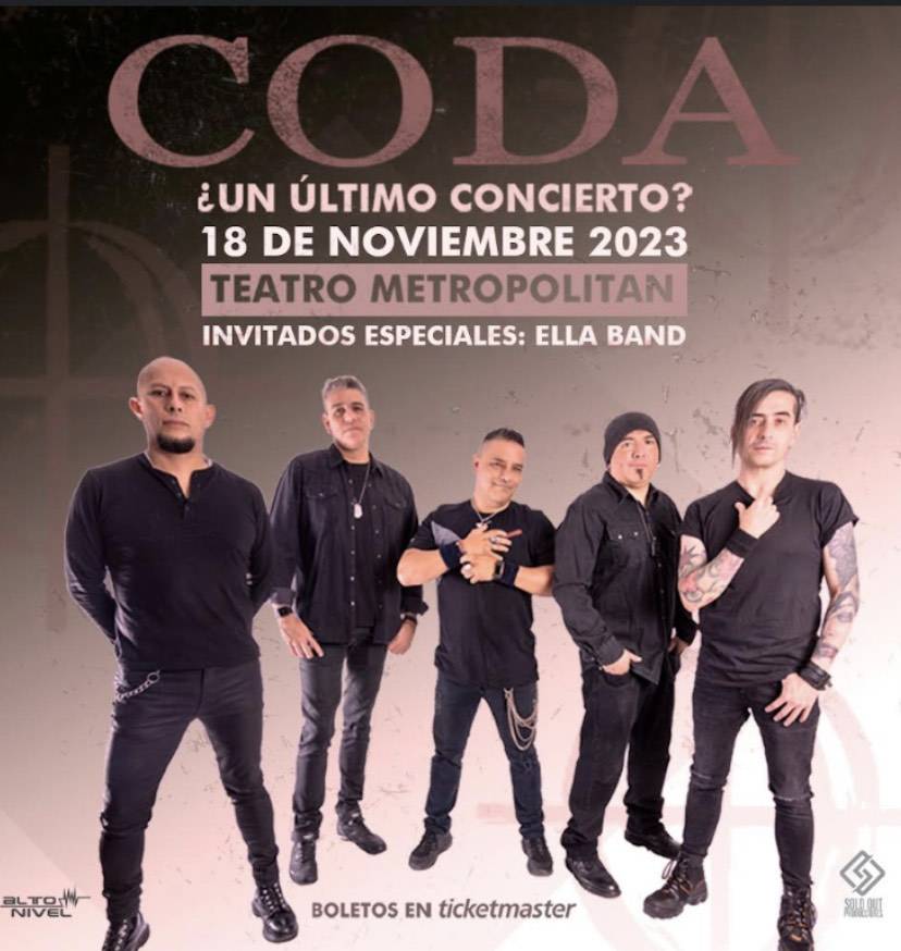 CODA REGRESA A LOS ESCENARIOS CON “¿UN ÚLTIMO CONCIERTO?” EN EL TEATRO METROPÓLITAN