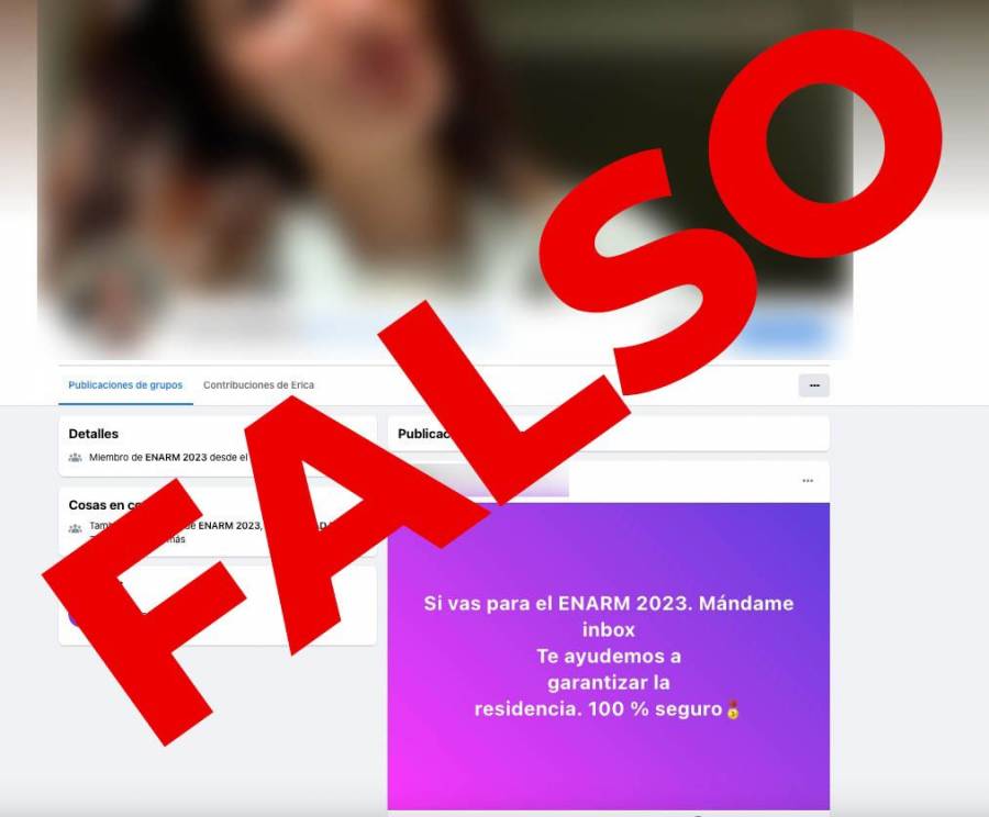 Emiten alerta para que aspirantes a residencias médicas no sean víctimas de fraude