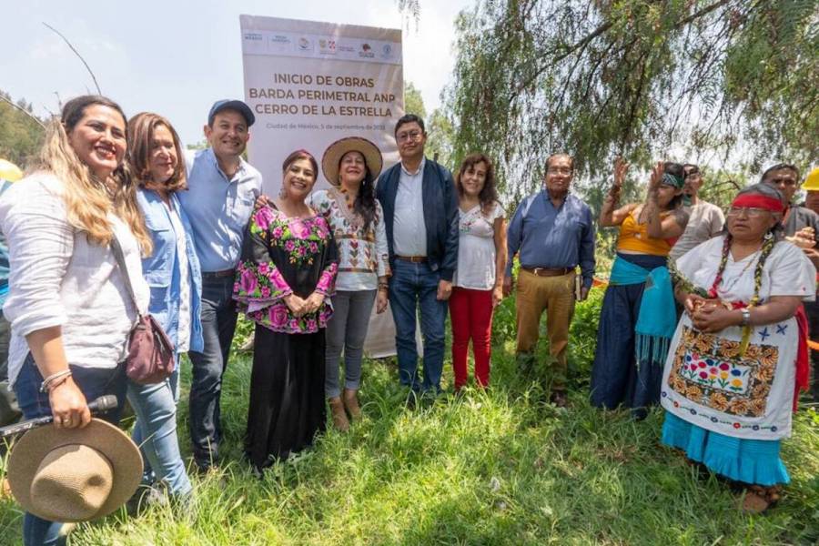 Protegen Parque Nacional Cerro de la Estrella en Iztapalapa