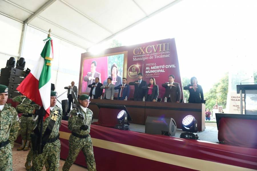 Conmemora Tecámac 198 Aniversario de la Erección del Municipio; Entrega alcaldesa la presea al Mérito Civil Municipal