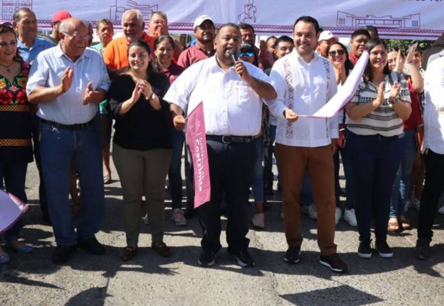 Obra p&uacute;blica estatal alcanza cifra hist&oacute;rica en Coatzintla, Veracruz