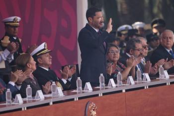 Asiste Martí Batres a ceremonia por aniversario de los Niños Héroes de Chapultepec