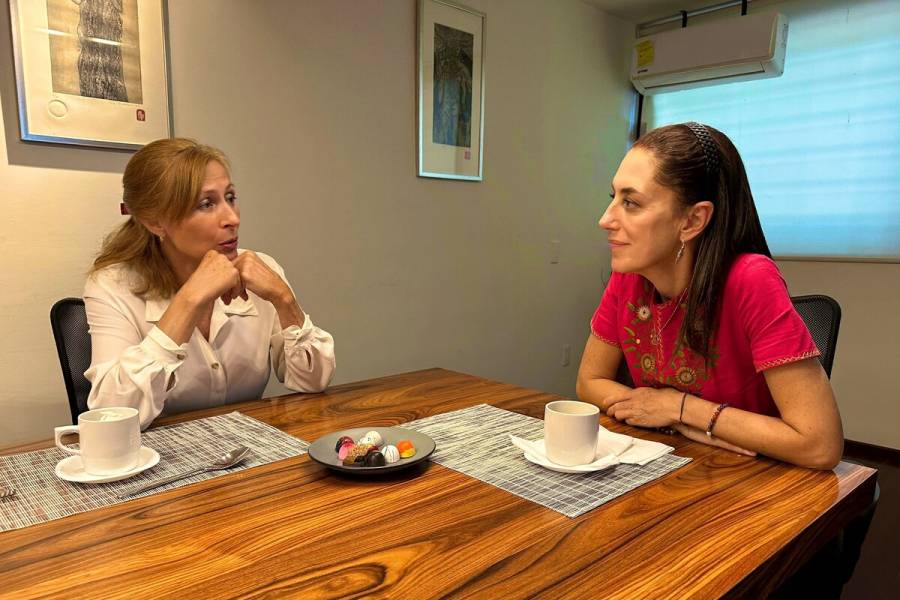 Claudia Sheinbaum se reúne con Tatiana Clouthier: “Feliz de trabajar juntas”