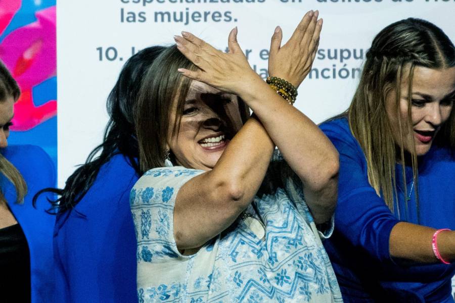 Grito de independencia en Guanajuato con la presencia de Diego Sinhue Rodríguez Vallejo y Xóchitl Gálvez