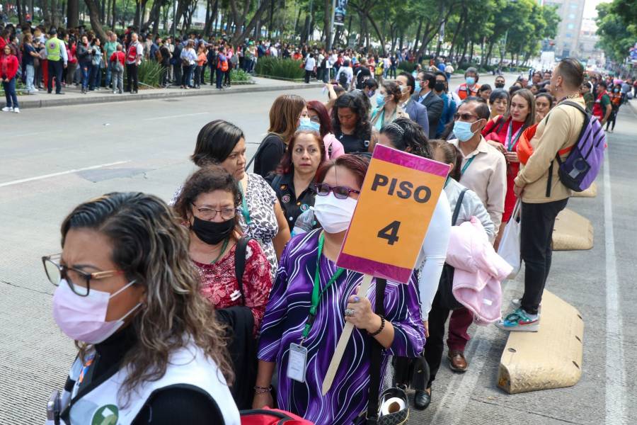 Participan más de 9 millones de personas en Simulacro Nacional