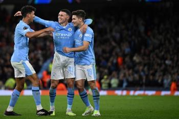 Juli&aacute;n &Aacute;lvarez da brillo a la estrella del Manchester City en la Champions League