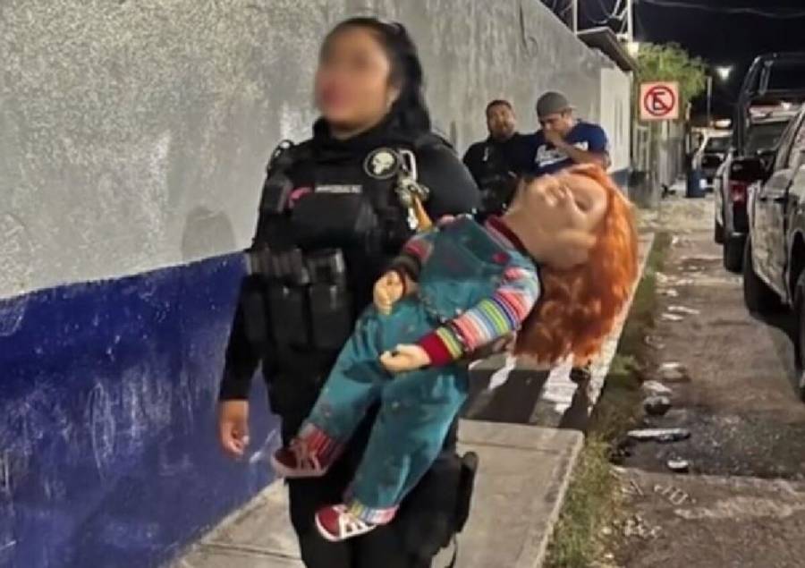 ¿México surrealista? Detienen a muñeco 'Chucky' por asaltar en Coahuila