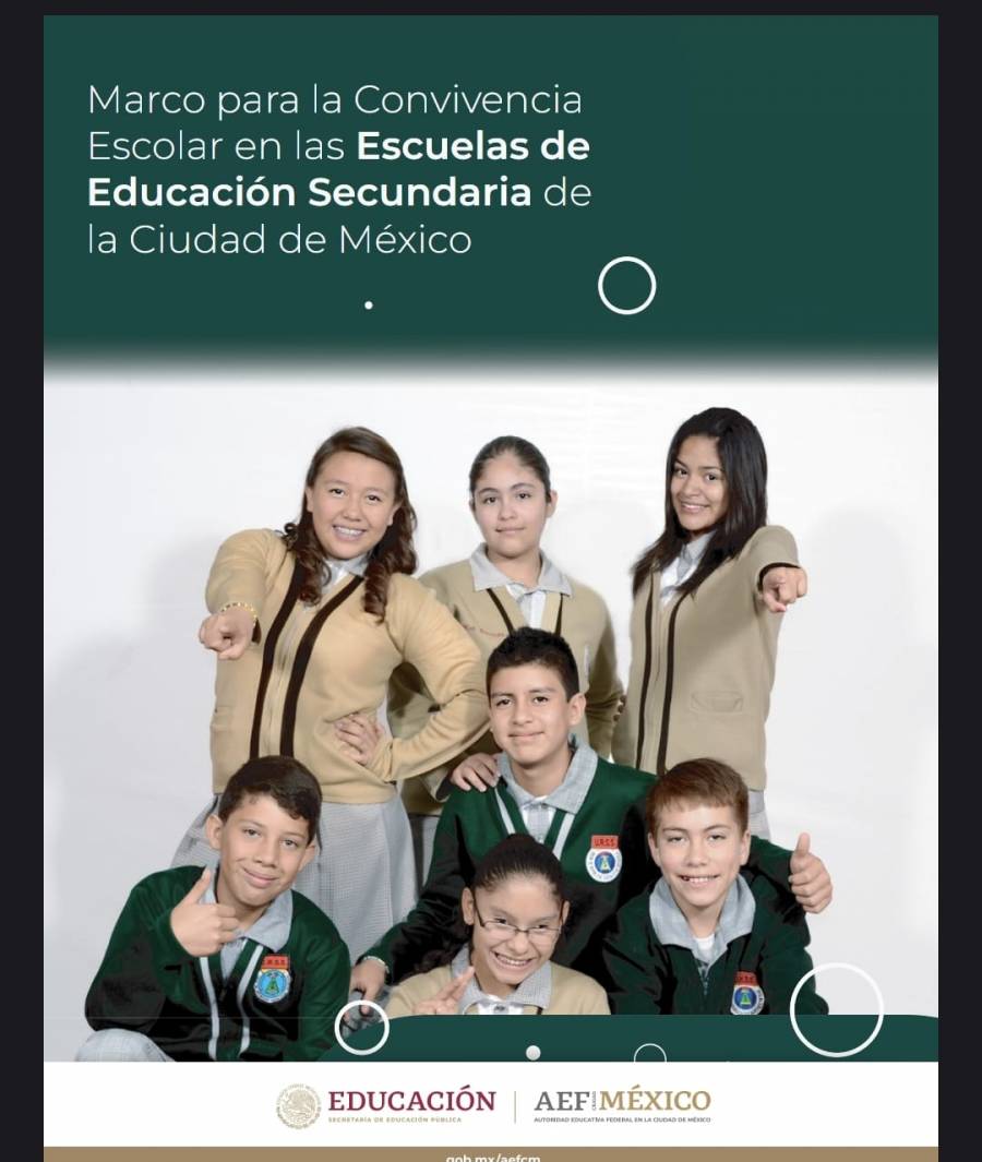 Anuncia SEP nuevo Marco para la Convivencia Escolar en escuelas de Educación Básica de la CDMX