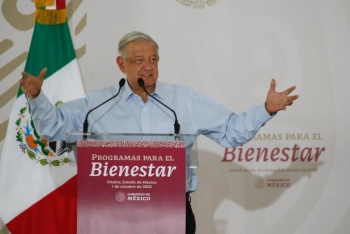 En Chalco AMLO sobre oposición: “No van a regresar, se acabó la robadera”