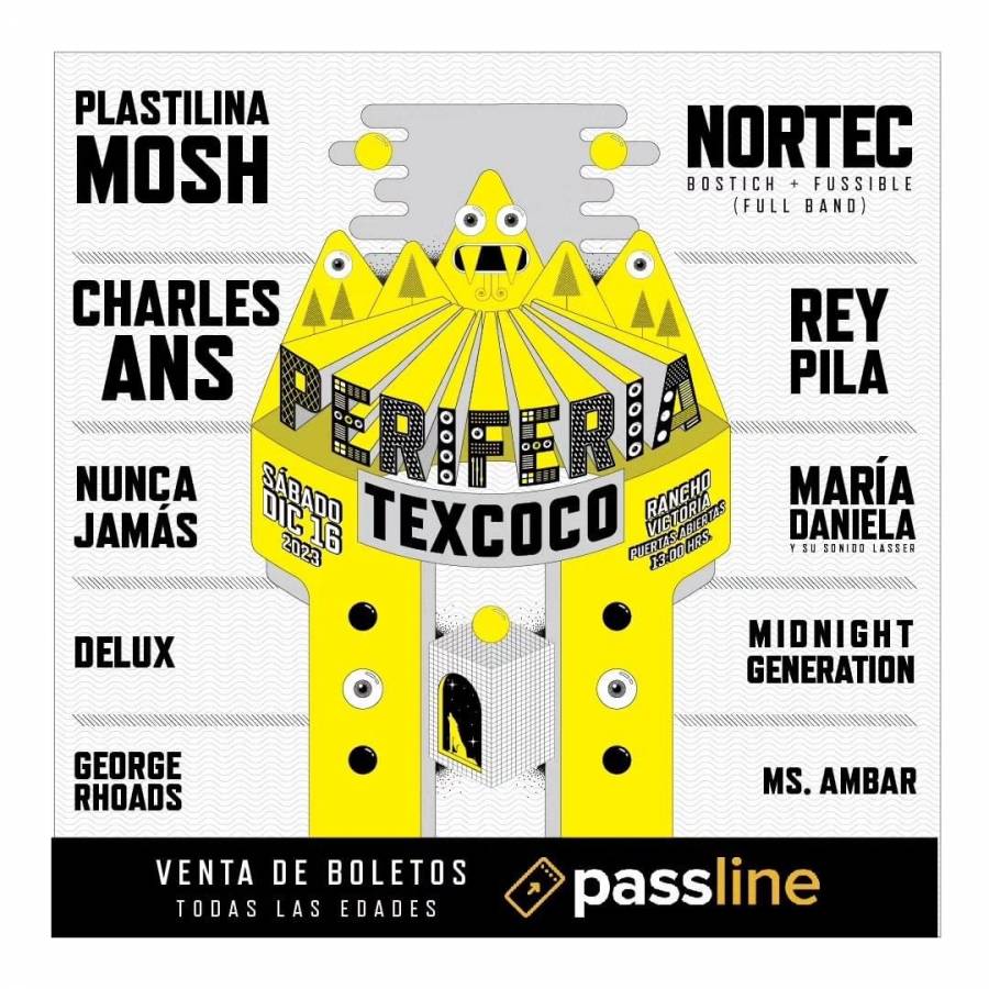 Festival Periferia Texcoco, anuncia su 1a. Edición el Sábado 16 de Diciembre