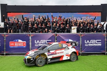 Toyota GAZOO Racing Triunfa en el Rally de Chile y Asegura su T&iacute;tulo Mundial de WRC