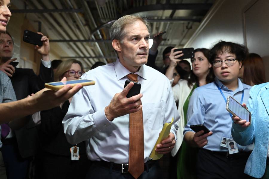 Jim Jordan, aliado de Trump, se postula para la presidencia de la Cámara de Representantes