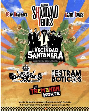 ANUNCIAN EL FESTIVAL SKANDALO TEQUES, EL MAYOR ACTO MUSICAL DEL A&Ntilde;O EN SU G&Eacute;NERO EN MORELOS