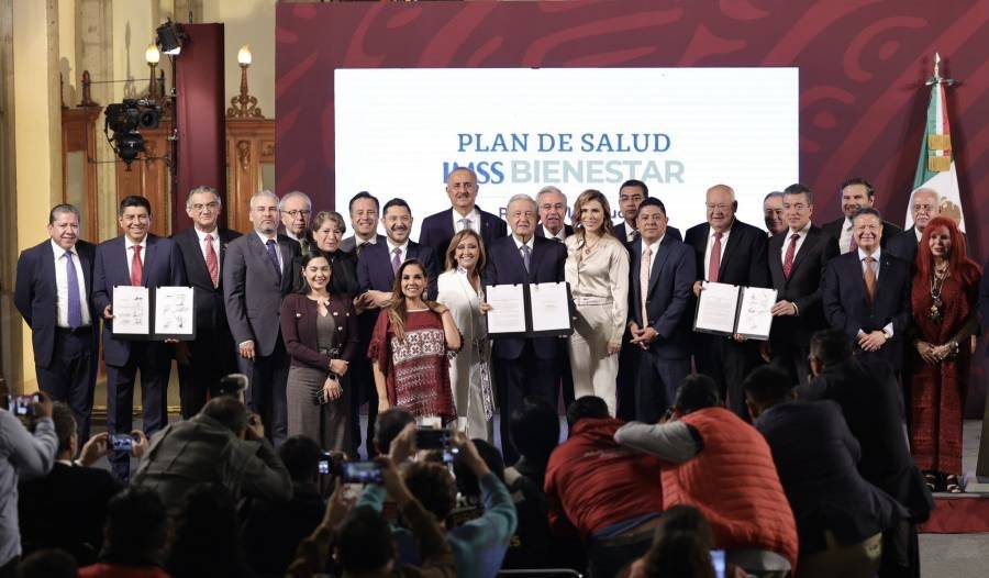 Firma Sergio Salomón acuerdo nacional del modelo IMSS-BIENESTAR