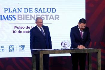 Firma Martí Batres Acuerdo Nacional para la federalización de los servicios de salud en la CDMX