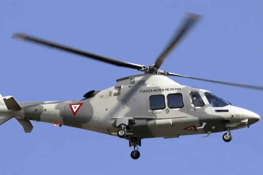 Helicóptero de la Fuerza Aérea Mexicana se desploma en Durango