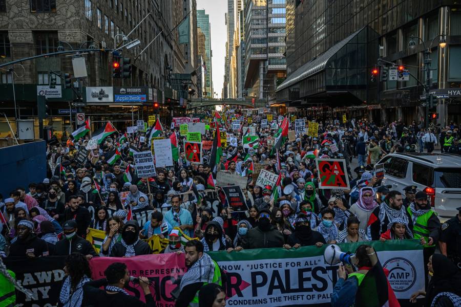 Miles de manifestantes piden en Nueva York una 