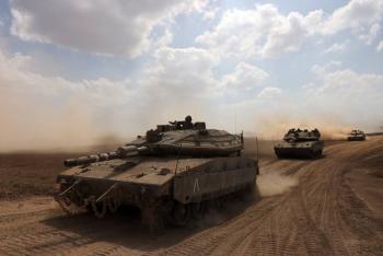 Israel realiz&oacute; incursiones terrestres en Gaza 