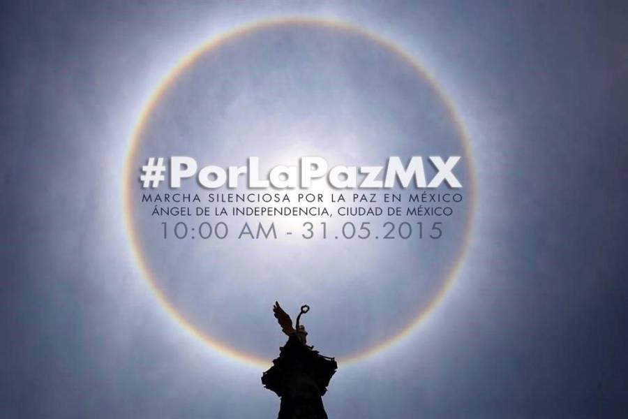 Se lleva a cabo Marcha Silenciosa en el Monumento a la Revolución