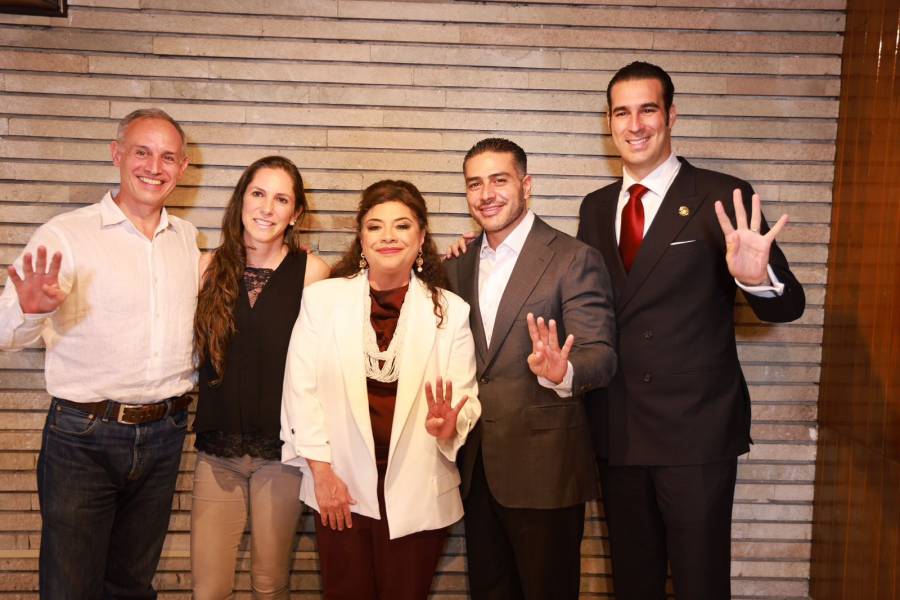 Legisladores de Morena y del PVEM apoyan a Clara Brugada para la CDMX