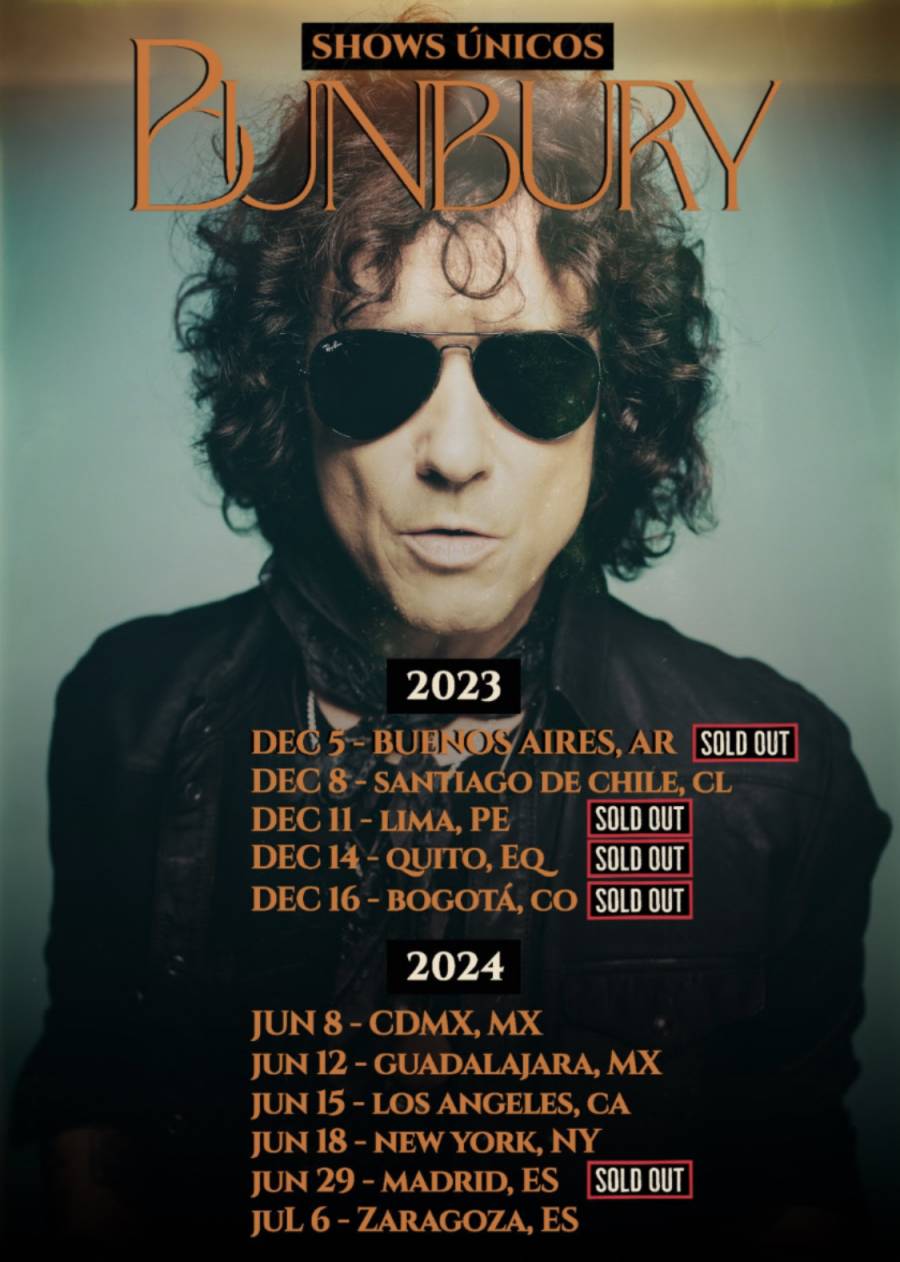 Bunbury estrena video para La Tormenta Perfecta + Agota entradas de su show en Buenos Aires