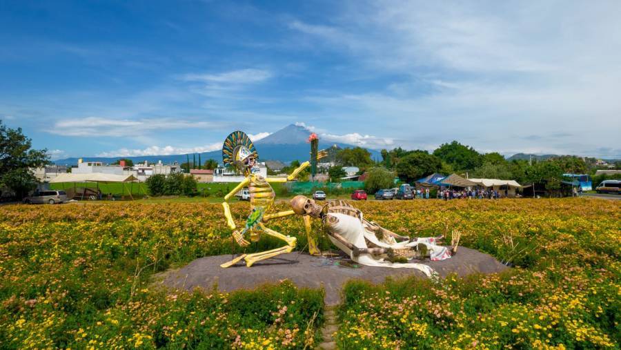 Ya puedes visitar el valle de catrinas en Atlixco