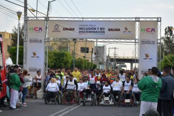 Neza har&aacute; su segunda carrera atl&eacute;tica por la inclusi&oacute;n y no discriminaci&oacute;n