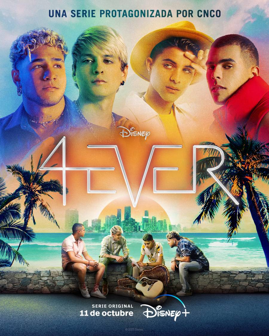 CNCO cierra el ciclo ccon su debut actoral en “4Ever”, la nueva serie de Disney