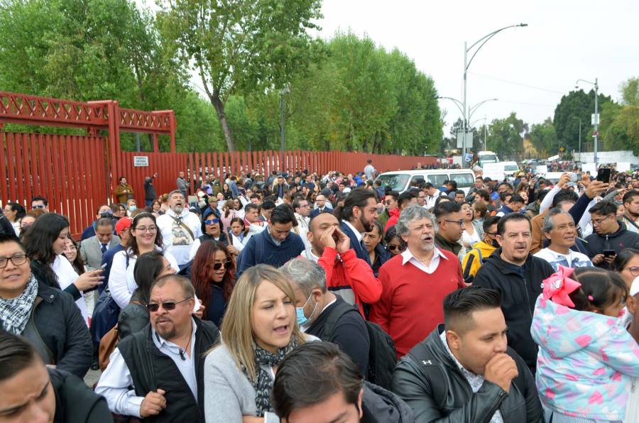 Segundo d&iacute;a de protestas y paro de labores de trabajadores del PJF