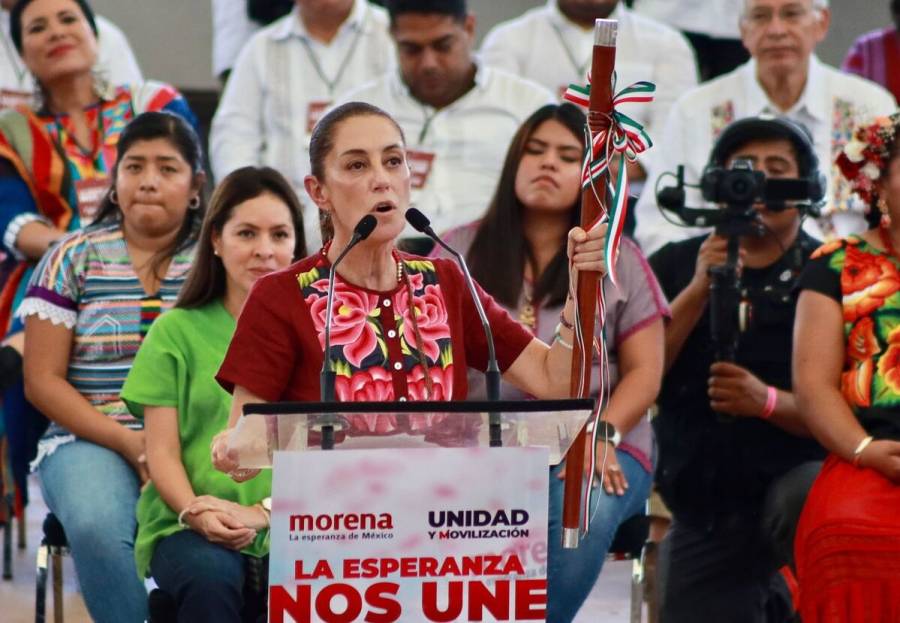 El INE ordena a Claudia Sheinbaum suspender la gira “La esperanza nos une”