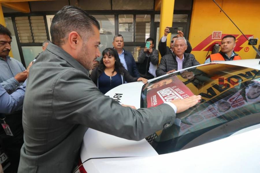 Transportistas respaldan a Harfuch en CDMX