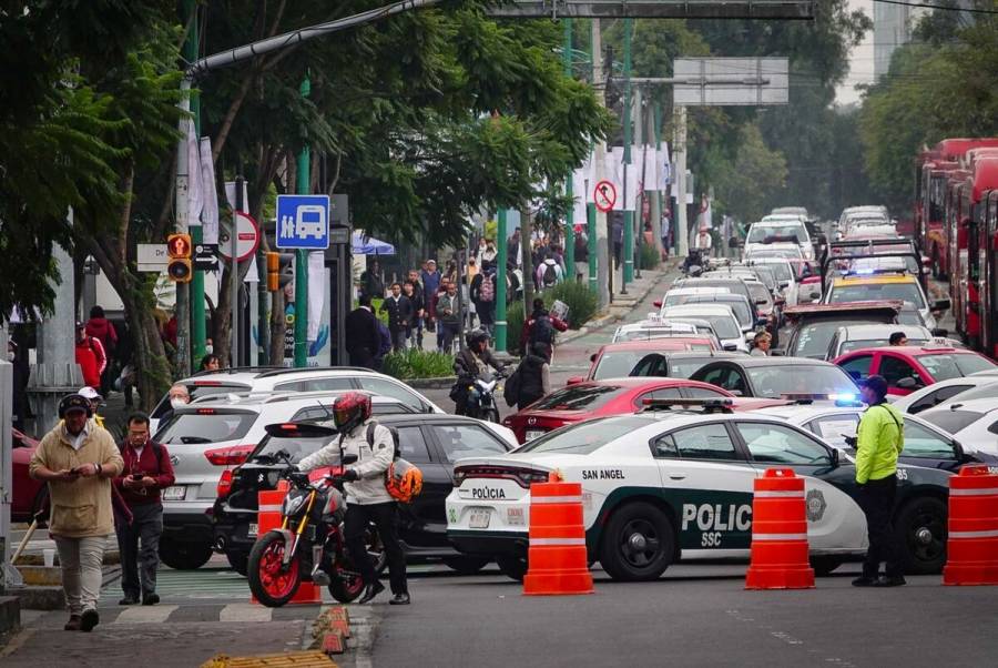 Trabajadores del Poder Judicial protestan por segundo día; bloquean vialidades en CDMX