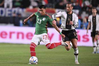 M&eacute;xico y Alemania empatan en vibrante partido