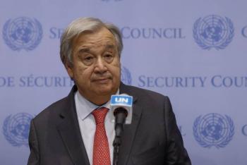 António Guterres, jefe de la ONU, se dice 