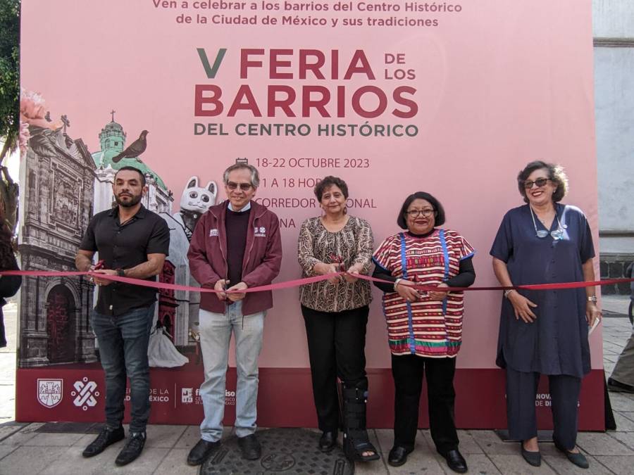 Inaugura Cdxm Feria de los Barrios del Centro Histórico