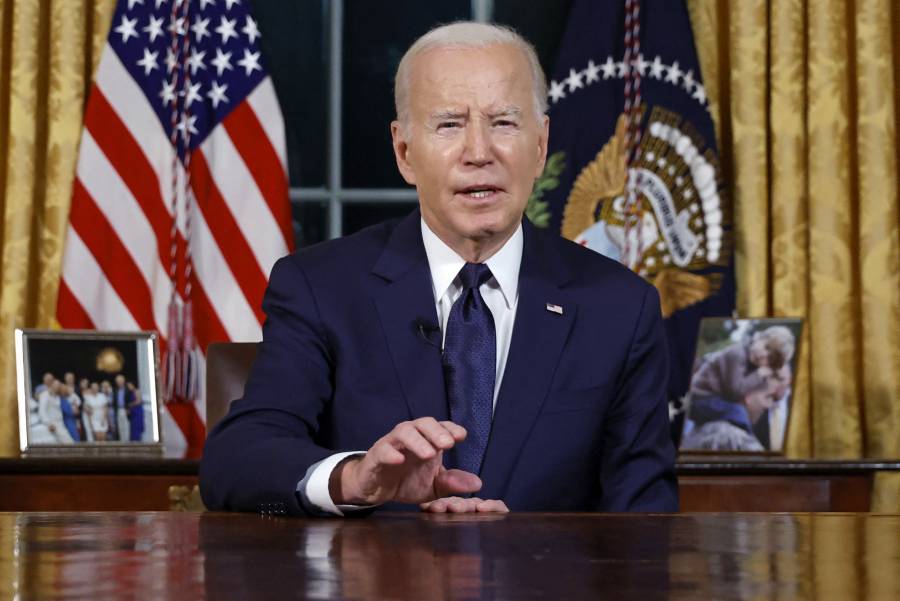 Biden acusa a Ham&aacute;s y a Rusia de querer 