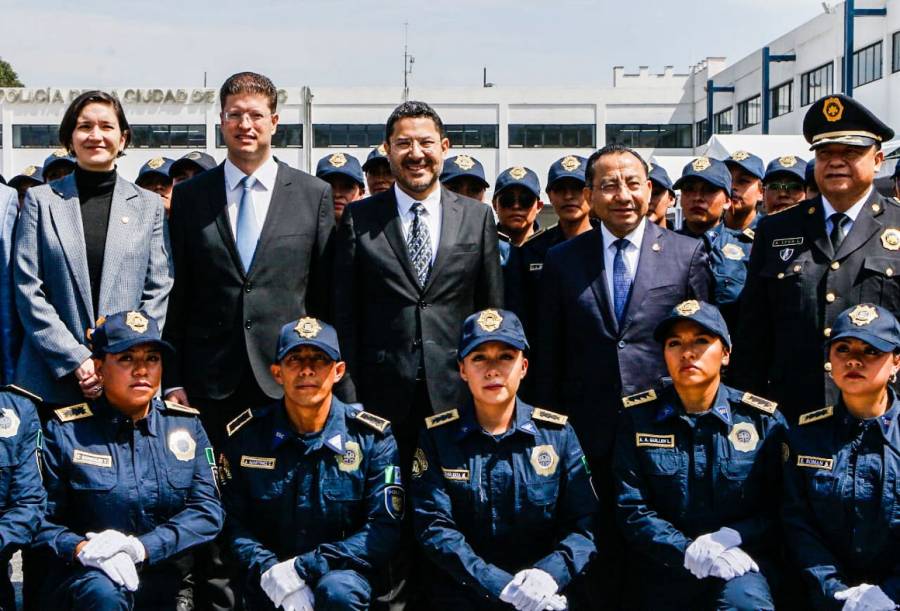 “La policía de la CDMX se encuentra en su mejor etapa”: Martí Batres