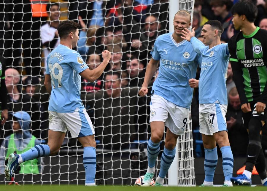 Manchester City vence al Brighton y corta su racha de derrotas