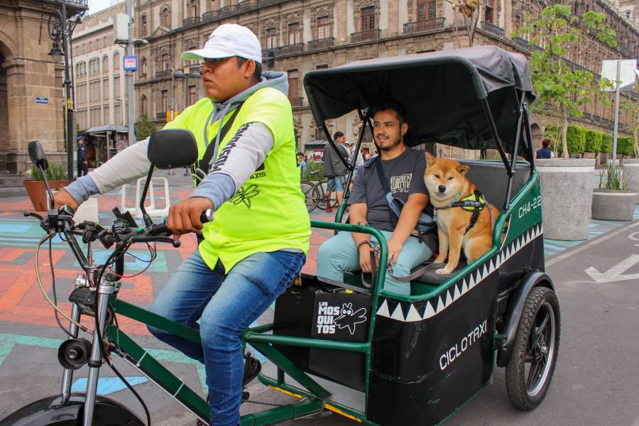 Establecen polígono de operación de Ciclotaxis del Centro Histórico