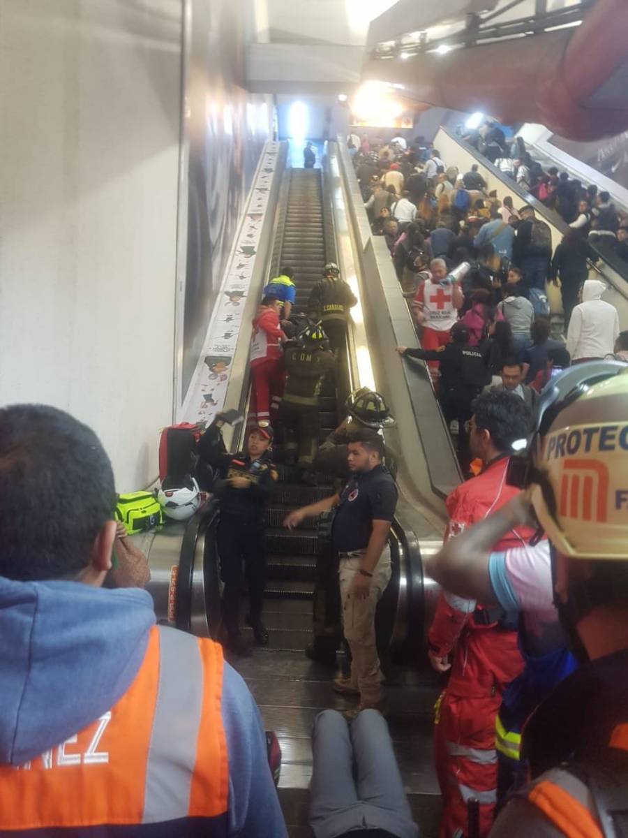 Incidente en el metro de la Ciudad de México: Respuesta rápida y atención a pasajeros