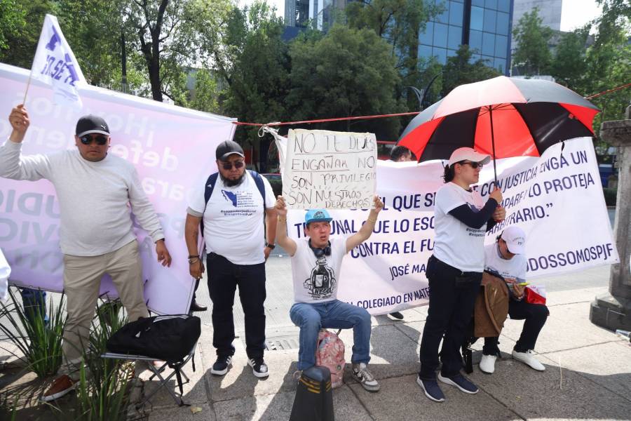 Bloqueos y protestas: Sindicalizados del Poder Judicial y educación media superior exigen sus derechos