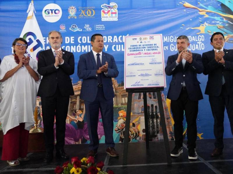 Firman convenio de desarrollo Guanajuato y alcaldía Miguel Hidalgo